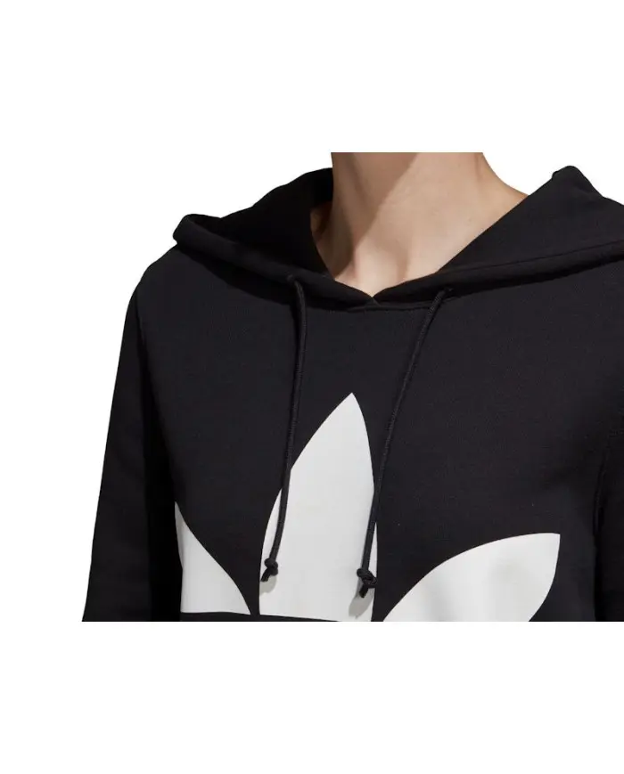 Adidas Damska Bluza Trefoil Hoodie CE2408 Czarny | Sklep Monotox