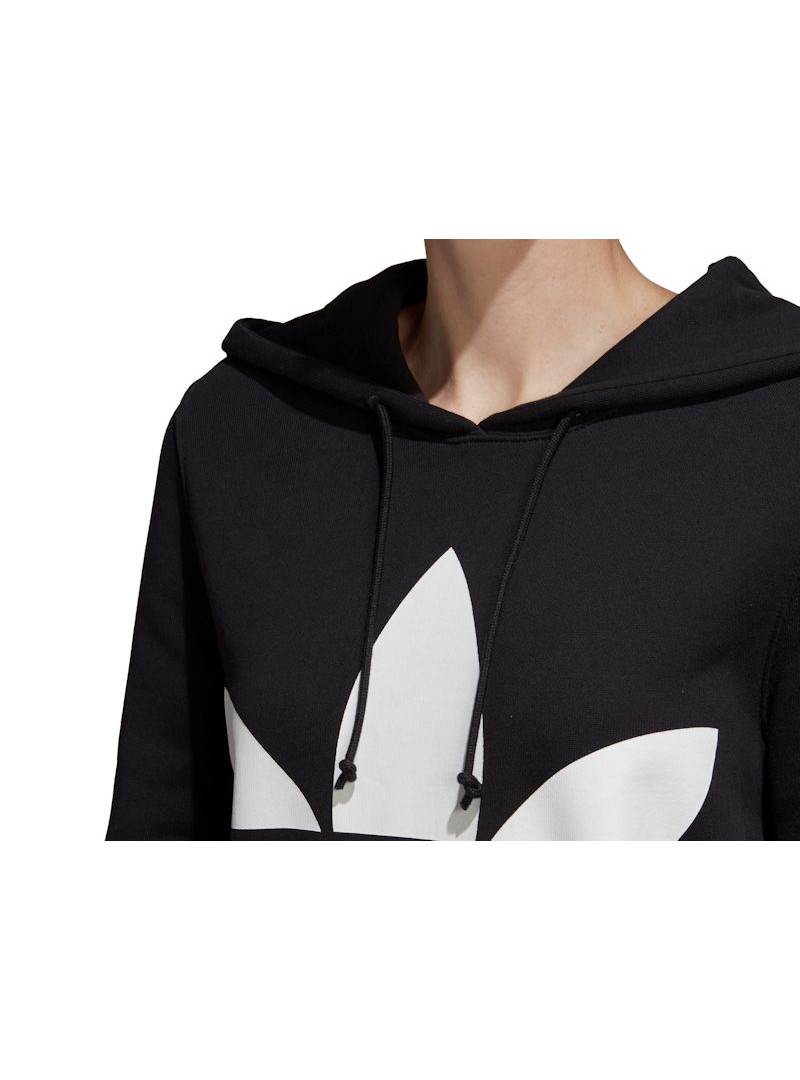 Adidas Damska Bluza Trefoil Hoodie CE2408 Czarny | Sklep Monotox