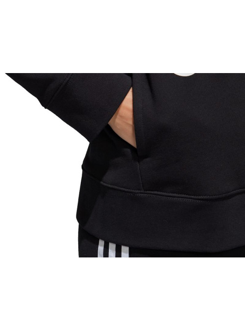 Adidas Damska Bluza Trefoil Hoodie CE2408 Czarny | Sklep Monotox