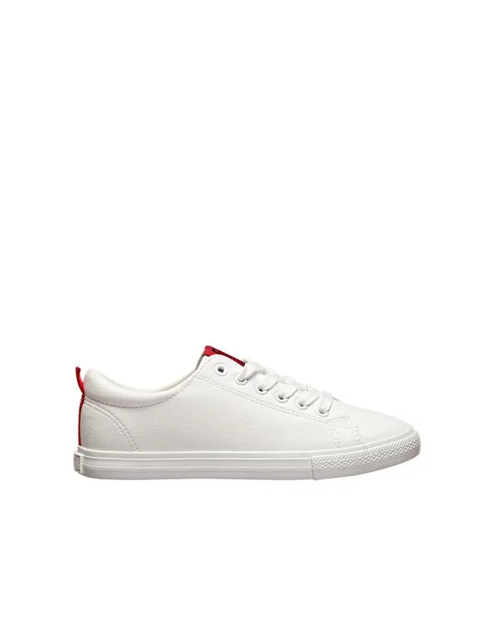 Big Star Damskie Sneakersy Big Lee Top DD274685 Biały | Sklep Monotox