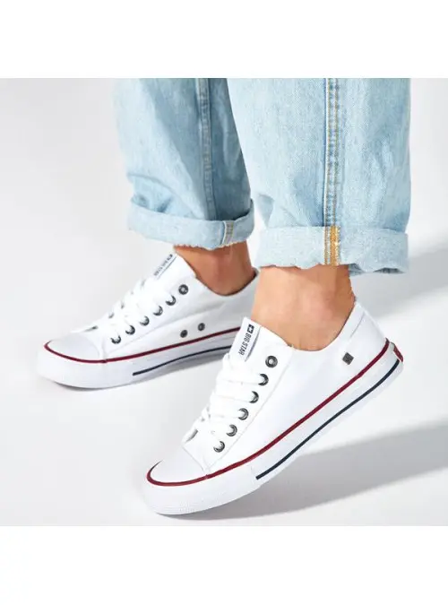 Big Star Damskie Sneakersy Big Lee Top DD274685 Biały | Sklep Monotox