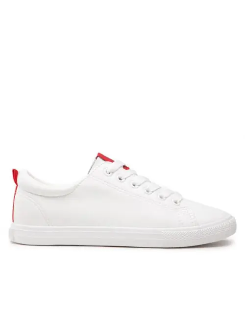 Big Star Damskie Sneakersy Big Lee Top DD274685 Biały | Sklep Monotox