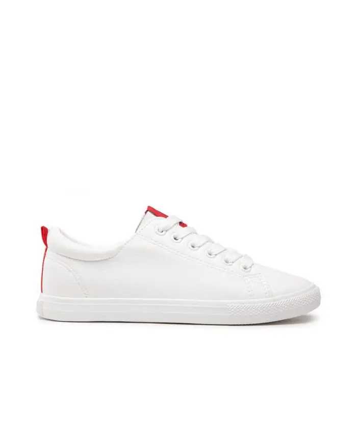 Big Star Damskie Sneakersy Big Lee Top DD274685 Biały | Sklep Monotox
