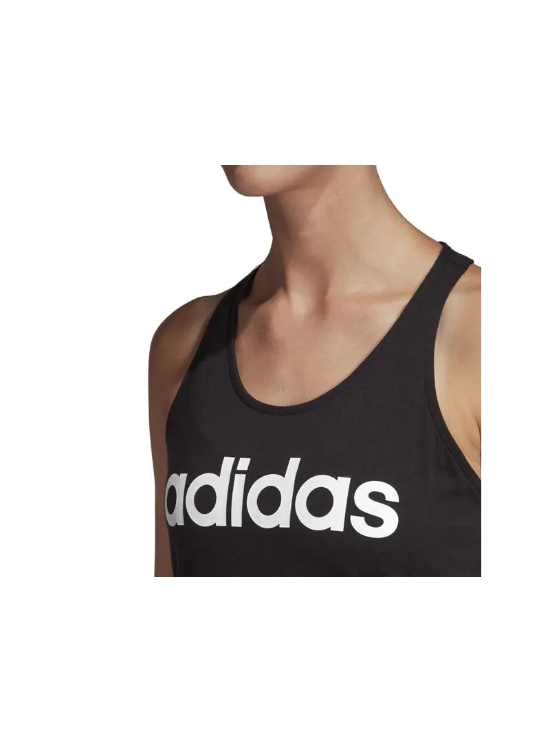Adidas Damski Top W E Lin Slim Tk DP2359 Czarny | Sklep Monotox
