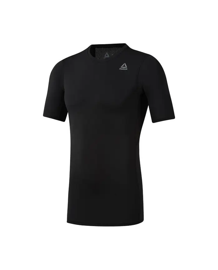 Reebok Męski T-shirt Wor Sl Ss Sld Comp DP6163 Czarny | Sklep Monotox