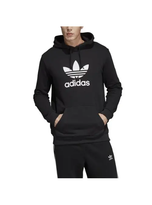 Adidas Męska Męska Bluza Trefoil Hoodie DT7964 Czarny | Sklep Monotox