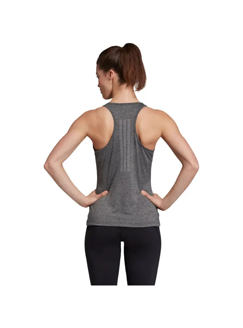 Adidas Damski T-shirt Tech Prime Tank DU3447 Szary | Sklep Monotox