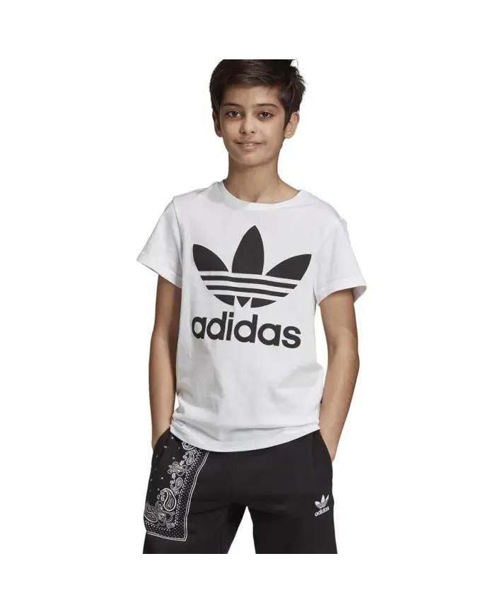 Adidas Dziecięcy T-shirt Trefoil Tee DV2904 Biały | Sklep Monotox