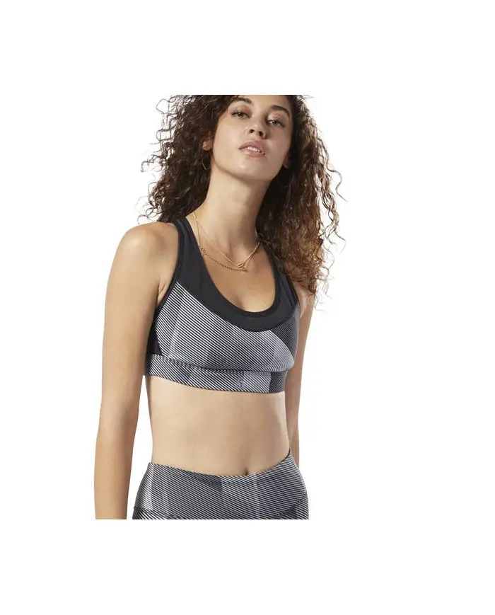 Reebok Damski Top Os Hero Racer Bra P DY8220 Szary | Sklep Monotox