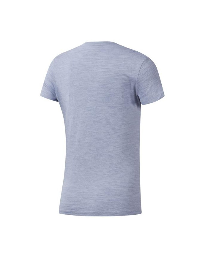 Reebok Damski T-shirt Te Marble Logo Tee EC2323 Niebieski | Sklep Monotox