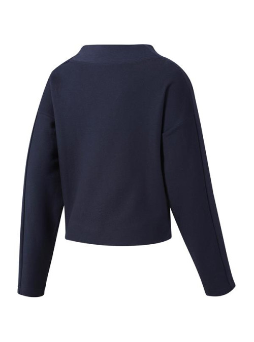 Reebok Damska Bluza Te Twill Cowl Neck EC2338 Niebieski | Sklep Monotox