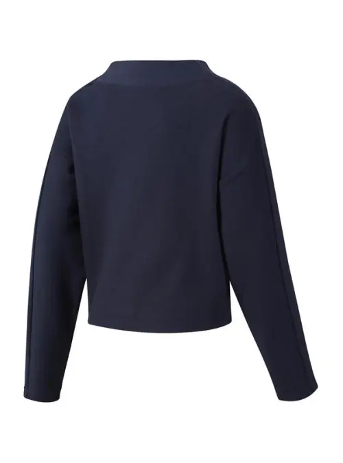 Reebok Damska Bluza Te Twill Cowl Neck EC2338 Niebieski | Sklep Monotox