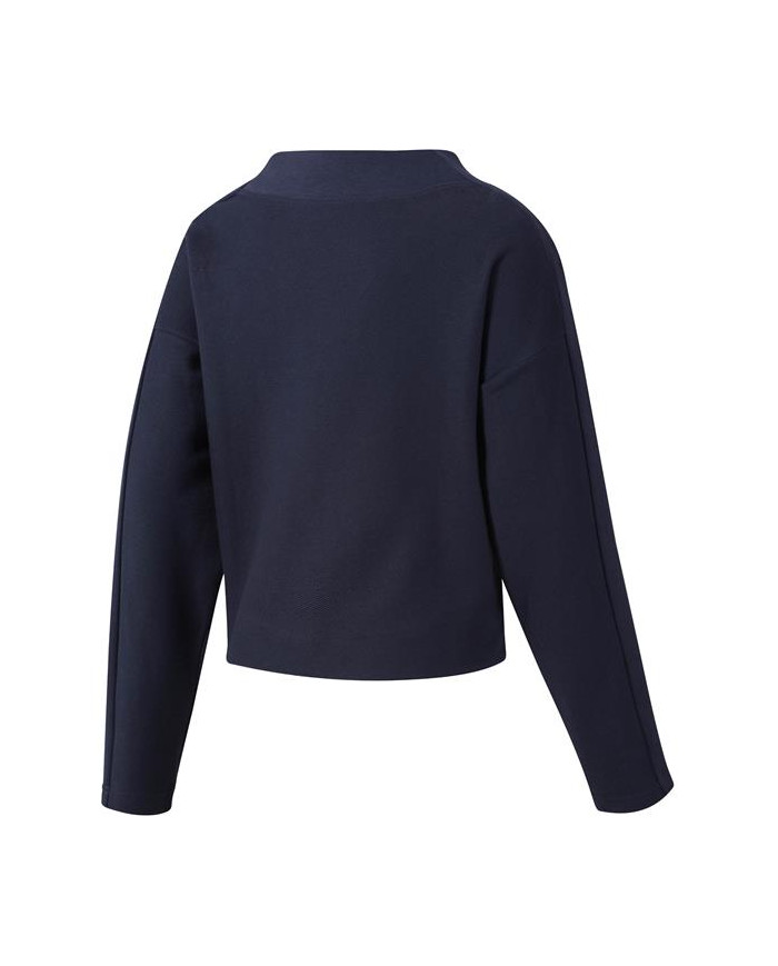 Reebok Damska Bluza Te Twill Cowl Neck EC2338 Niebieski | Sklep Monotox