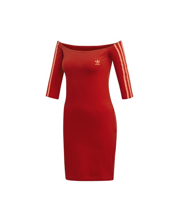 Adidas Damska Sukienka Shoulder Dress ED7522 Czerwony | Sklep Monotox