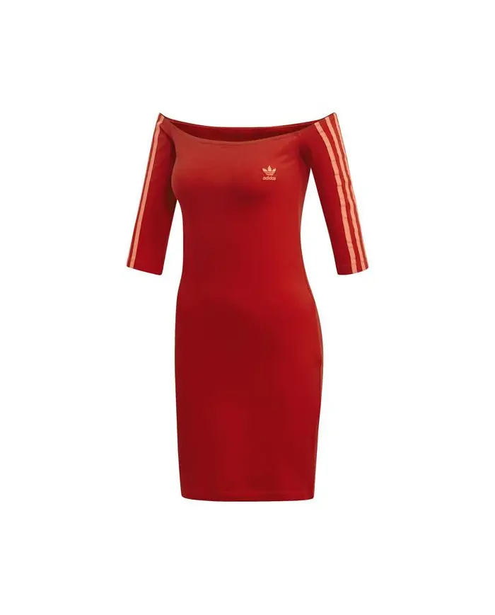 Adidas Damska Sukienka Shoulder Dress ED7522 Czerwony | Sklep Monotox