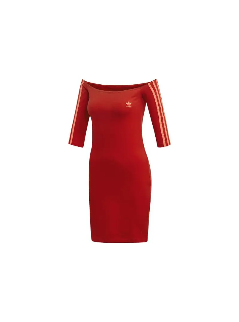 Adidas Damska Sukienka Shoulder Dress ED7522 Czerwony | Sklep Monotox