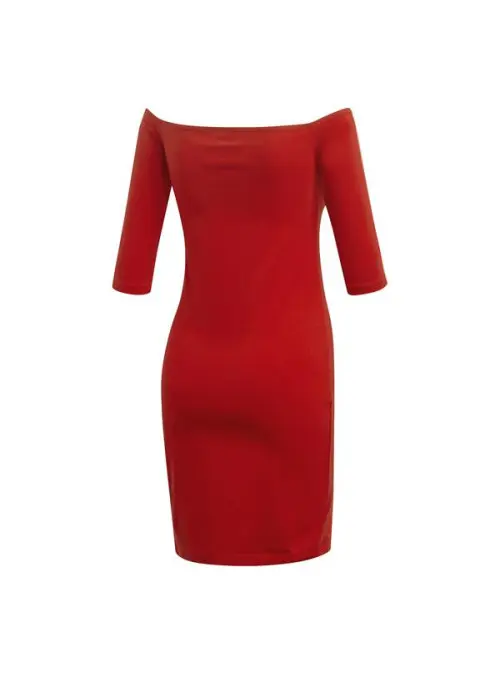 Adidas Damska Sukienka Shoulder Dress ED7522 Czerwony | Sklep Monotox