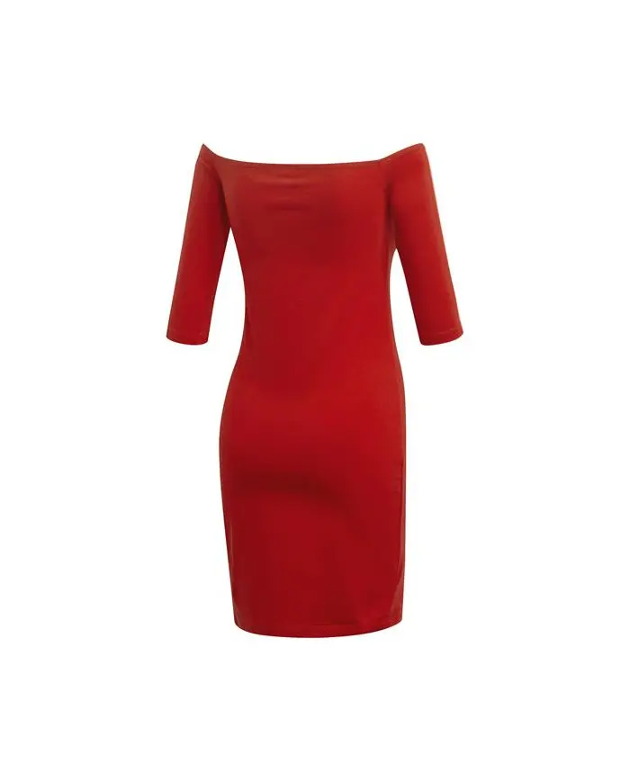 Adidas Damska Sukienka Shoulder Dress ED7522 Czerwony | Sklep Monotox