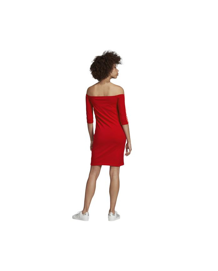 Adidas Damska Sukienka Shoulder Dress ED7522 Czerwony | Sklep Monotox