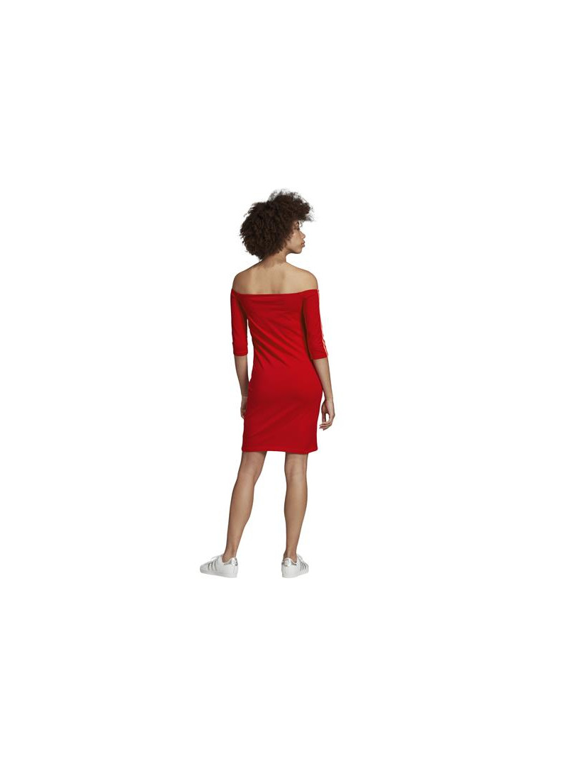 Adidas Damska Sukienka Shoulder Dress ED7522 Czerwony | Sklep Monotox