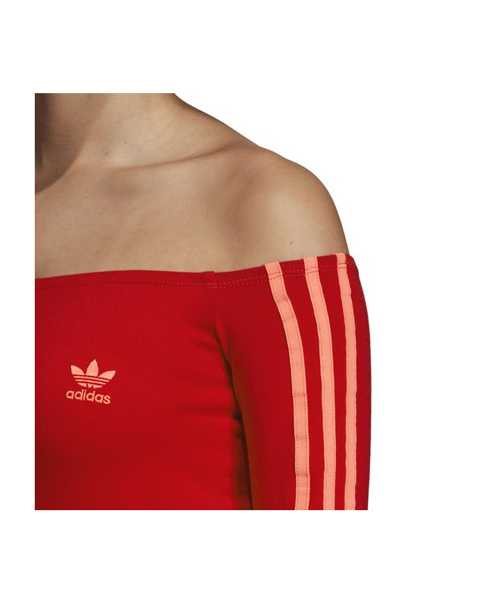 Adidas Damska Sukienka Shoulder Dress ED7522 Czerwony | Sklep Monotox