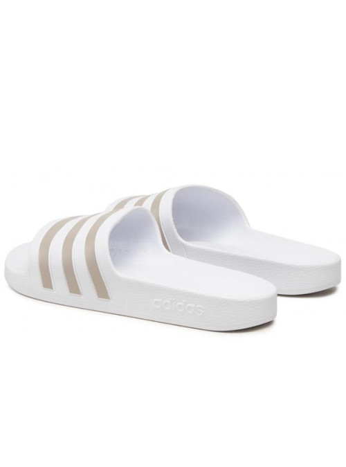 Adidas Damskie Klapki Adilette Aqua EF1730 Cloud White / Platinum Metallic | Sklep Monotox