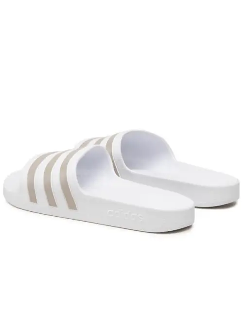 Adidas Damskie Klapki Adilette Aqua EF1730 Cloud White / Platinum Metallic | Sklep Monotox