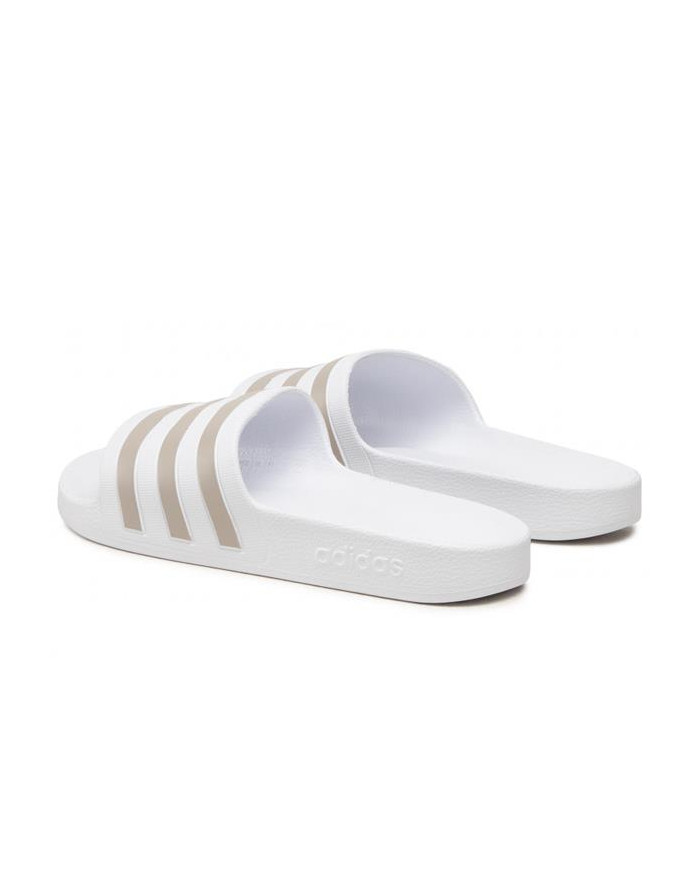 Adidas Damskie Klapki Adilette Aqua EF1730 Cloud White / Platinum Metallic | Sklep Monotox
