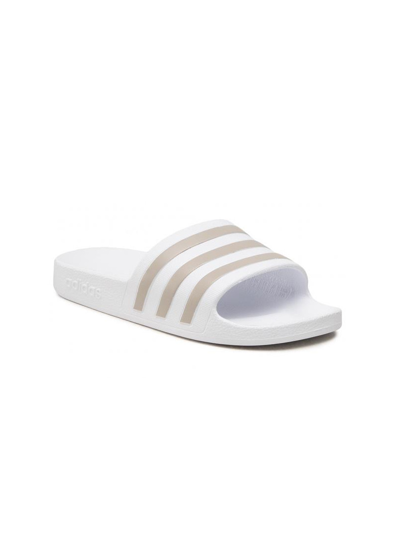 Adidas Damskie Klapki Adilette Aqua EF1730 Cloud White / Platinum Metallic | Sklep Monotox