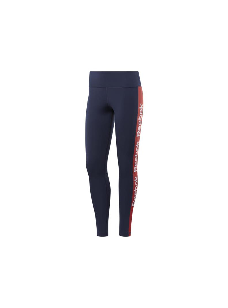 Reebok Damskie Legginsy Linear Logo Tight EK1362 Niebieski | Sklep Monotox