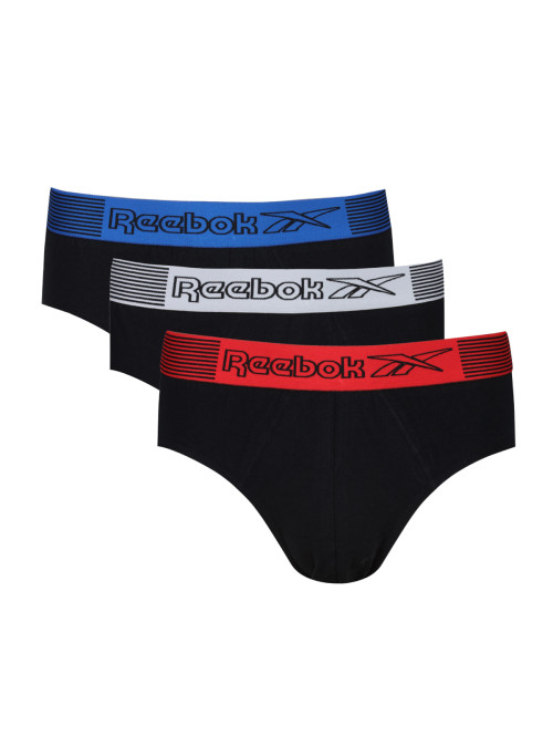Reebok Męska Bielizna Brief Gavino 3p F84853PKA Czarny | Sklep Monotox