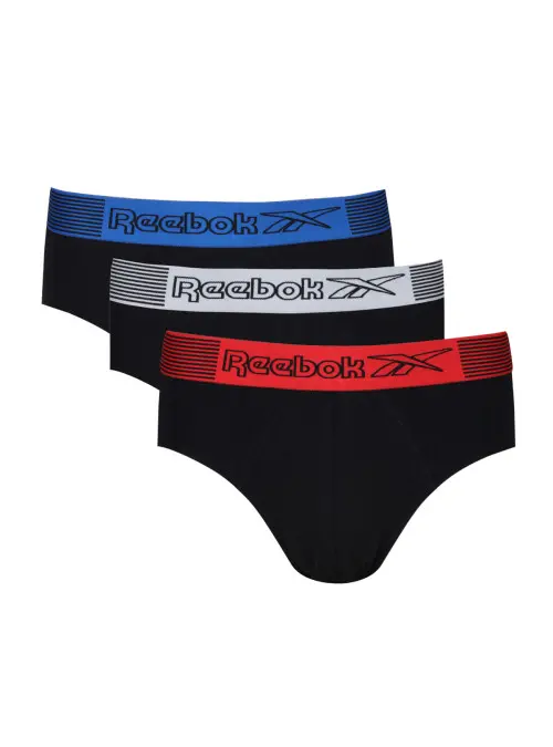 Reebok Męska Bielizna Brief Gavino 3p F84853PKA Czarny | Sklep Monotox