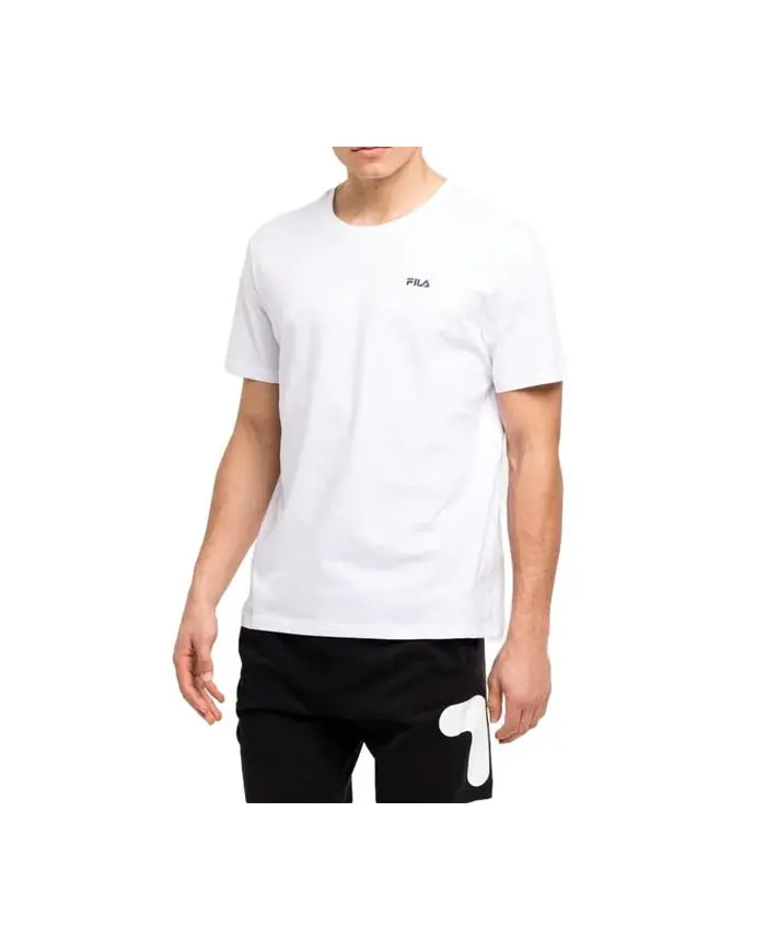 Fila Męski T-shirt Brod Tee Dubble Pack FAM008313108 Biały | Sklep Monotox
