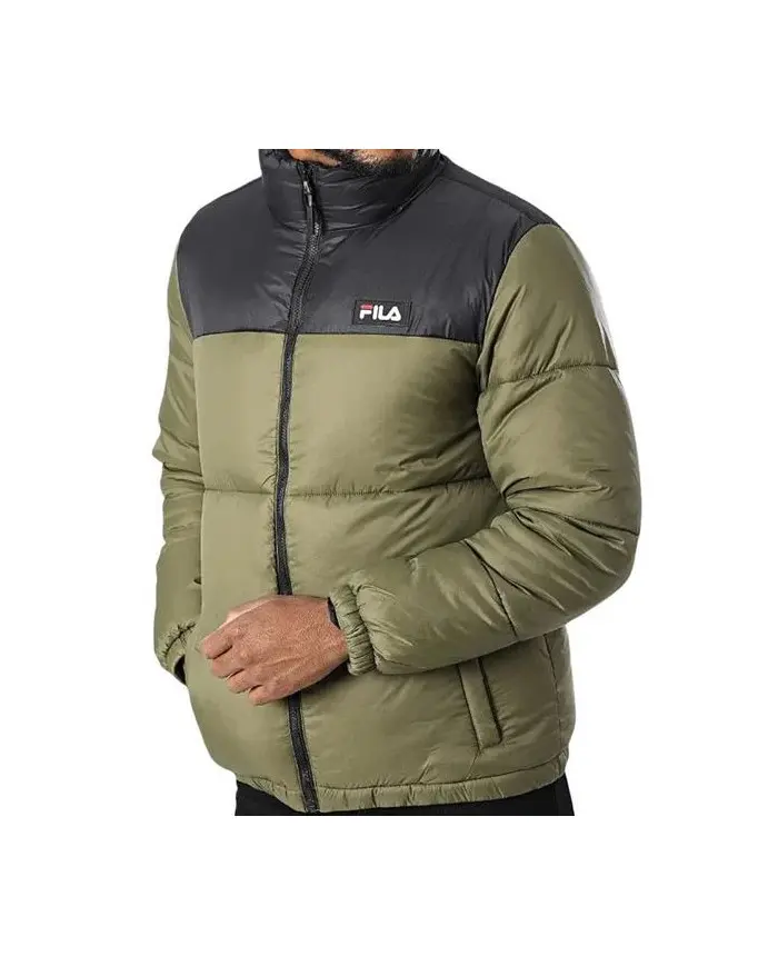 Fila Męska Kurtka Soller Puff Jkt FAM040463046 Zielony | Sklep Monotox