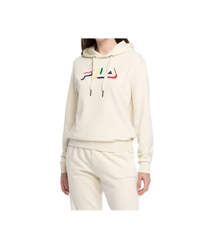 Fila Damska Bluza Bertigo Hoody FAW010210000 Beżowy | Sklep Monotox