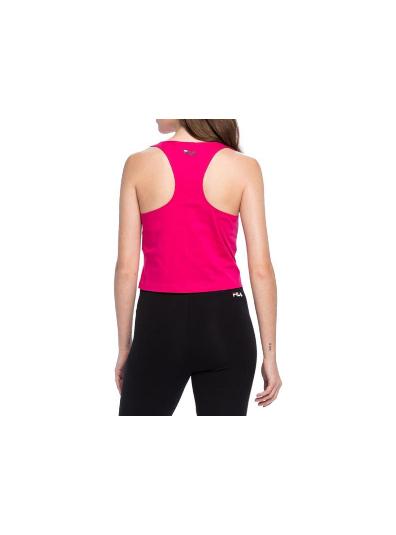Fila Damska Bluza Basin Cropped Tank Top FAW013640000 Różowy | Sklep Monotox