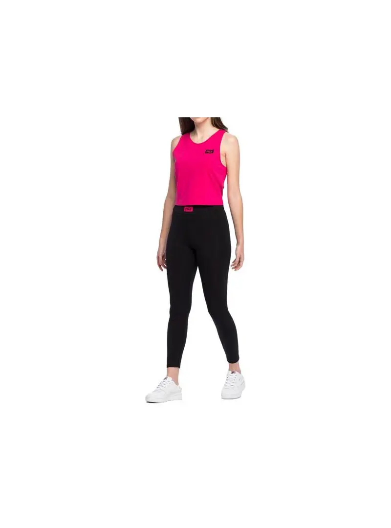 Fila Damska Bluza Basin Cropped Tank Top FAW013640000 Różowy | Sklep Monotox