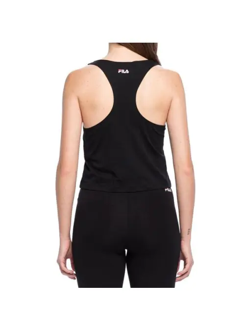Fila Damska Bluza Basin Cropped Tank Top FAW013680009 Czarny | Sklep Monotox