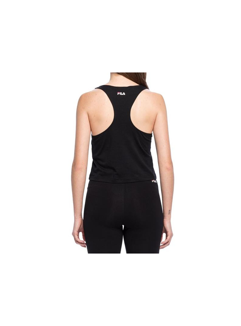Fila Damska Bluza Basin Cropped Tank Top FAW013680009 Czarny | Sklep Monotox