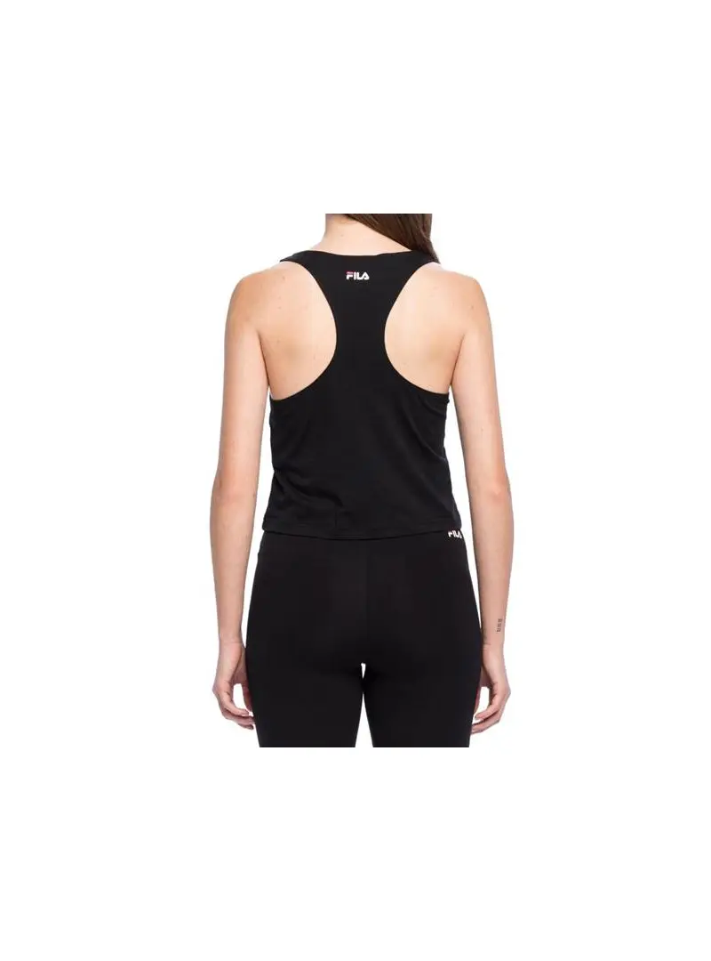 Fila Damska Bluza Basin Cropped Tank Top FAW013680009 Czarny | Sklep Monotox