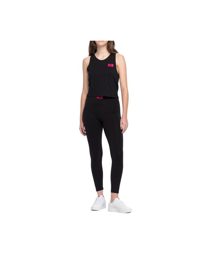 Fila Damska Bluza Basin Cropped Tank Top FAW013680009 Czarny | Sklep Monotox