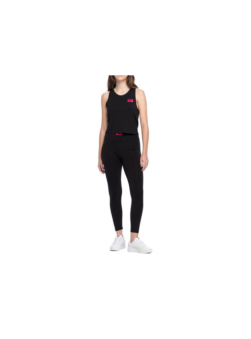 Fila Damska Bluza Basin Cropped Tank Top FAW013680009 Czarny | Sklep Monotox
