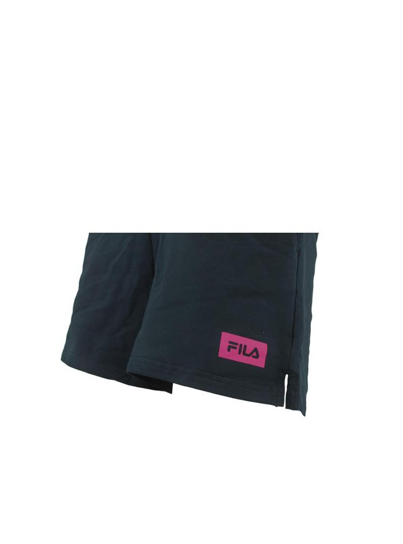 Fila Damskie Szorty Banaz High Waist Short FAW01388009 Czarny | Sklep Monotox