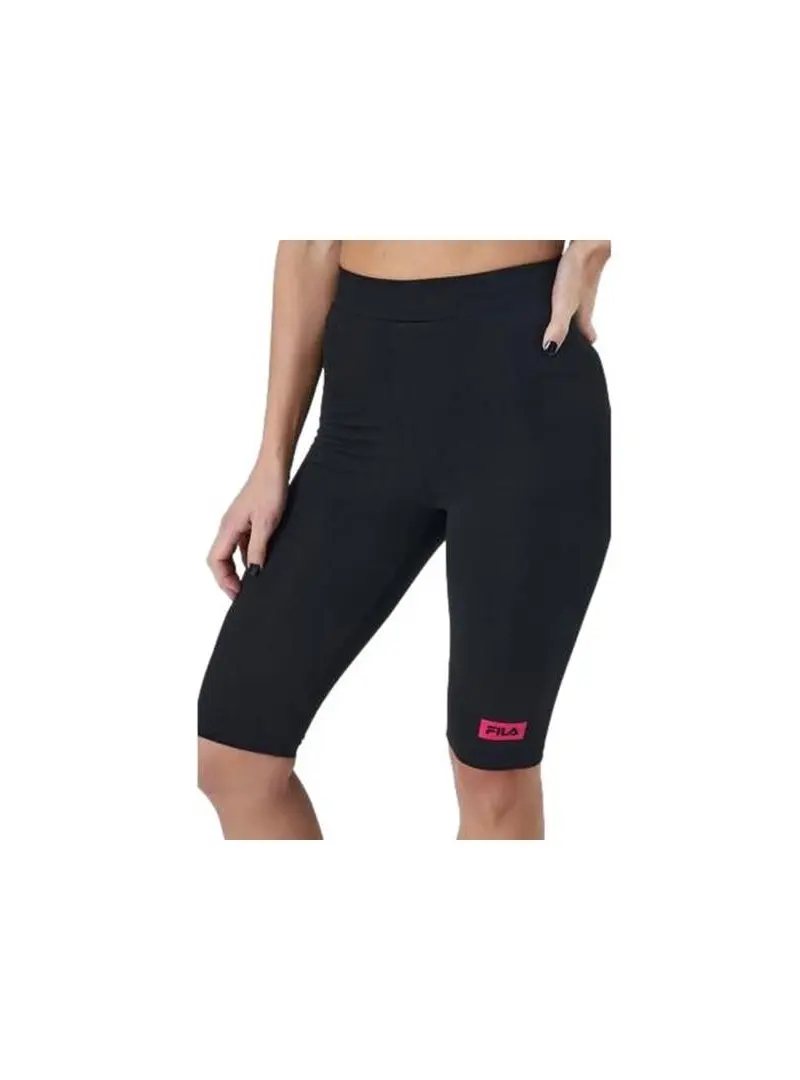 Fila Damskie Spodnie Belmonte Short Leggings FAW014080009 Czarny | Sklep Monotox