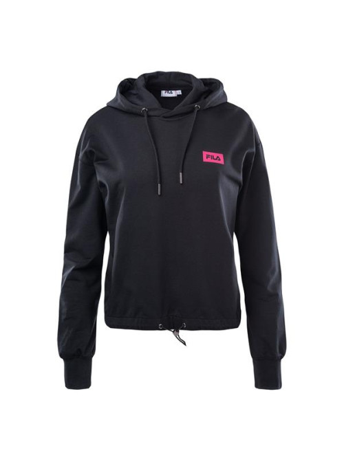 Fila Damska Bluza Burdur Cropped Hoody FAW014480009 Czarny | Sklep Monotox