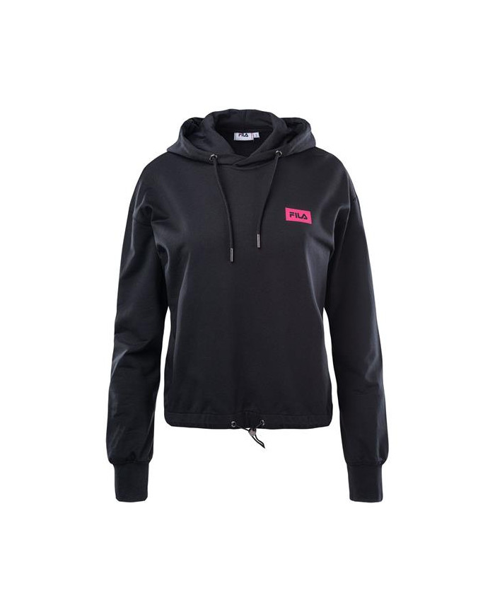 Fila Damska Bluza Burdur Cropped Hoody FAW014480009 Czarny | Sklep Monotox