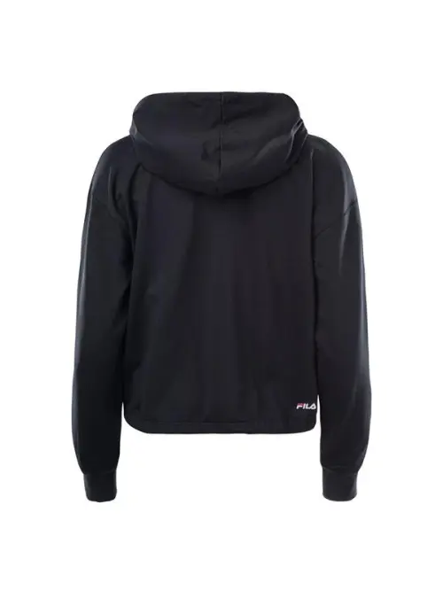 Fila Damska Bluza Burdur Cropped Hoody FAW014480009 Czarny | Sklep Monotox