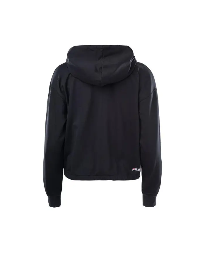 Fila Damska Bluza Burdur Cropped Hoody FAW014480009 Czarny | Sklep Monotox