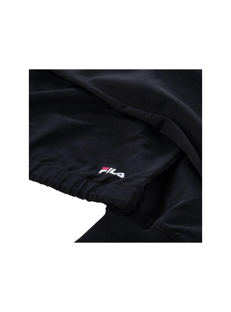 Fila Damska Bluza Burdur Cropped Hoody FAW014480009 Czarny | Sklep Monotox