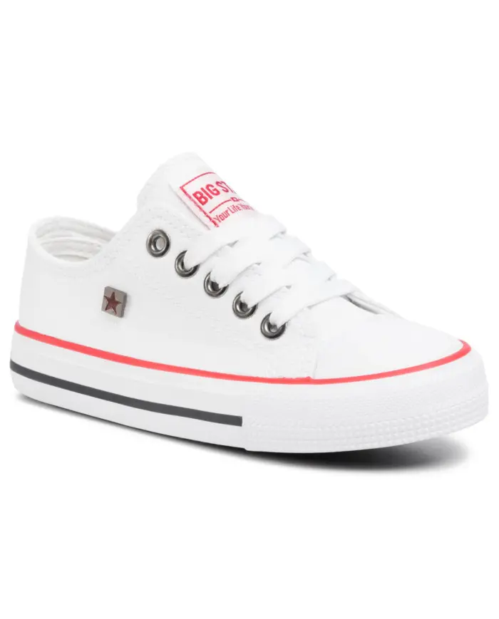 Big Star Dziecięce Sneakersy Big Kin FF374200 Biały | Sklep Monotox